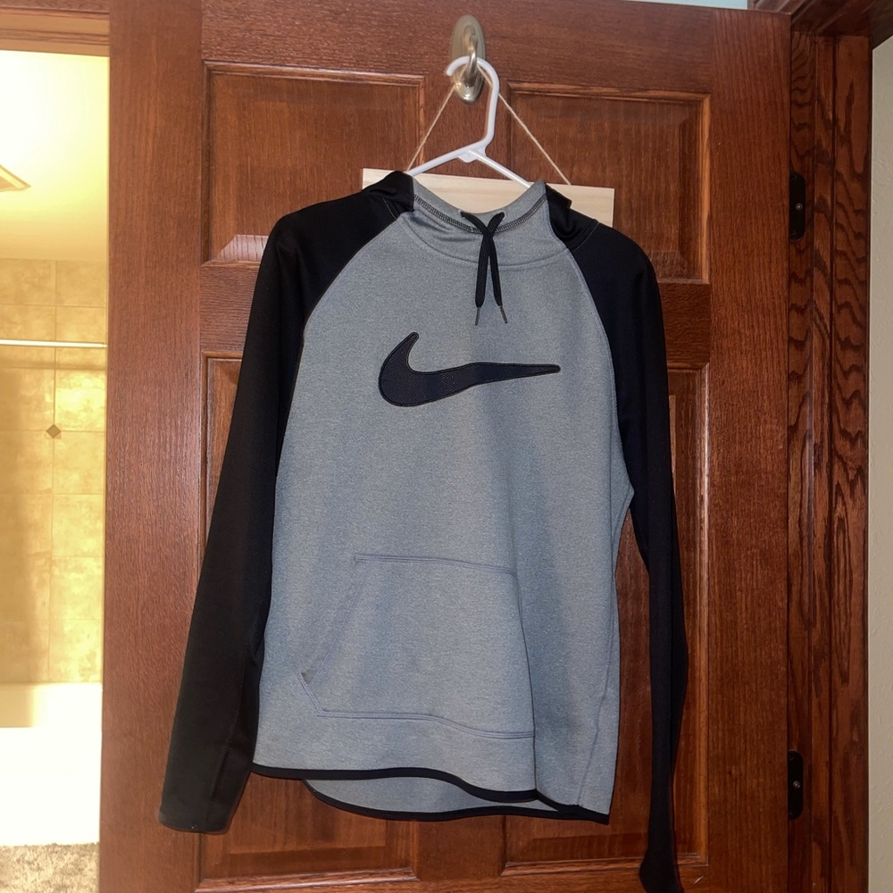 Grey/ Black NIKE hoodie